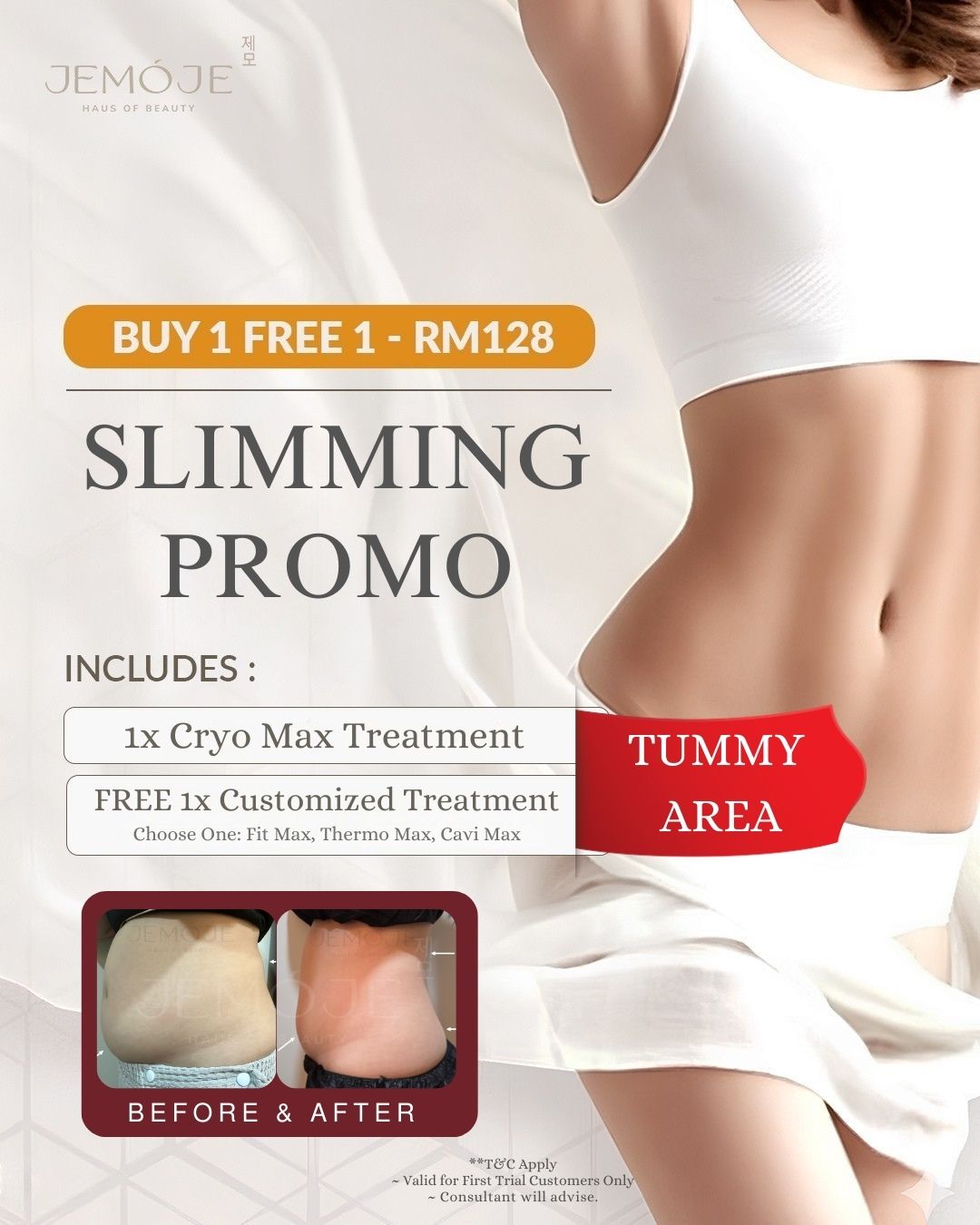 B1F1 RM 128 - Slimming First Trial Promo (Tummy Area)